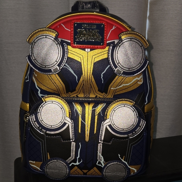 Marvel Handbags - Loungefly Marvel Thor Love & Thunder Glow In The Dark Mini Backpack